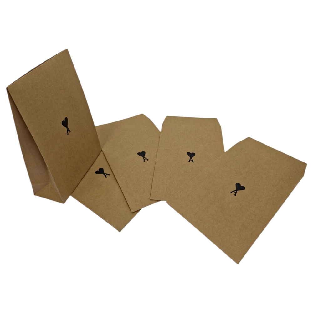 AMI Paper Gift Bag Set of 5 Alexandre Mattiussi 7"x11"x3"